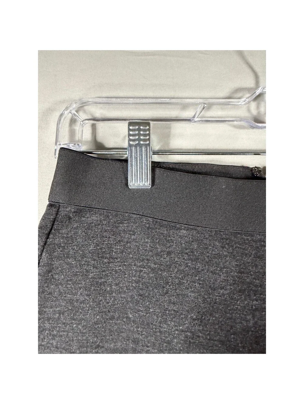 J.Crew Pixie Pant Charcoal Gray Ponte Knit Back Zip Leggings 31090 Womens 2R